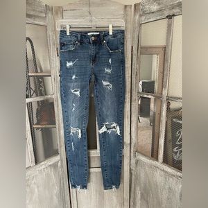 KanCan Distressed Skinny Jeans